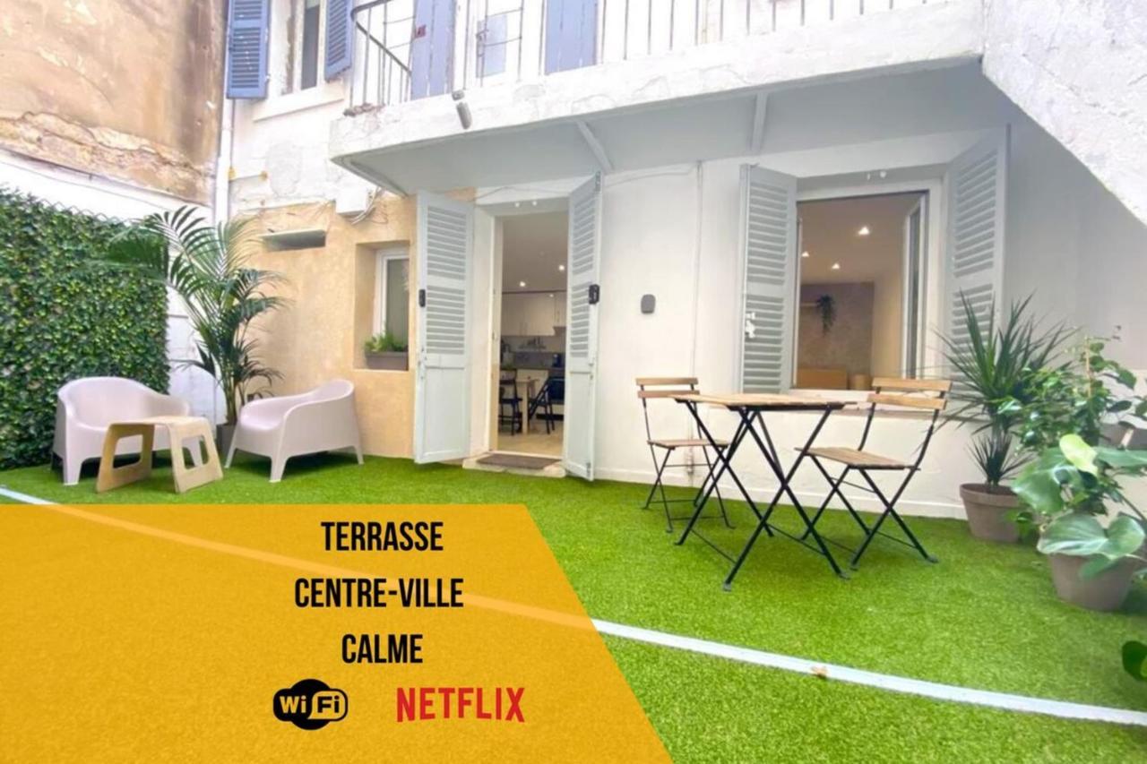 马赛Le Zenterrasse En Villewifi-Netflix-Calme公寓 外观 照片